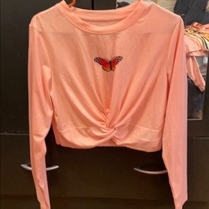 Crop top long sleeve